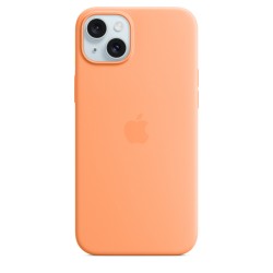 Capa Magsafe iPhone 15 Plus Laranja