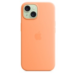 Capa Magsafe iPhone 15 laranja
