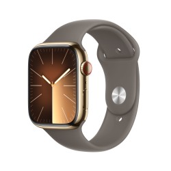 Compre Watch 9 Aço 45 Cell dourada Bracelete Marrom M/L de Apple Barato|i❤ShopDutyFree.pt
