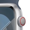 Compre Watch 9 Alumínio 45 Cell Prata Bracelete Azul S/M de Apple Barato|i❤ShopDutyFree.pt