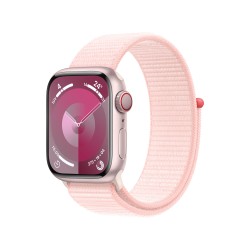 Compre Watch 9 alumínio 41 Cell rosa tecido rosa de Apple Barato|i❤ShopDutyFree.pt