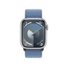Watch 9 Alumínio 41 Cell Prata Bracelete Tecido Azul