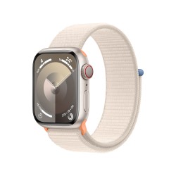 Compre Watch 9 Alumínio 41 Cell Bracelete Tecido Bege de Apple Barato|i❤ShopDutyFree.pt