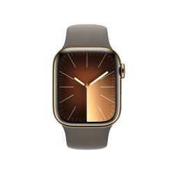 Compre Watch 9 Aço 41 Cell dourada Bracelete Marrom M/L de Apple Barato|i❤ShopDutyFree.pt