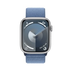 Compre Watch 9 alumínio 45 prata Bracelete tecido azul de Apple Barato|i❤ShopDutyFree.pt