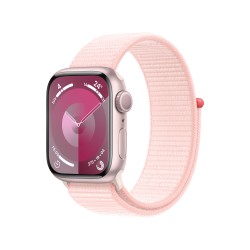 Compre Watch 9 alumínio 41 Bracelete Tecido Rosa de Apple Barato|i❤ShopDutyFree.pt