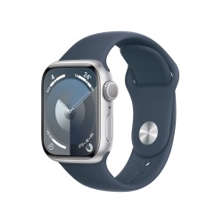 Compre Watch 9 alumínio 41 prateada Bracelete azul s/m de Apple Barato|i❤ShopDutyFree.pt