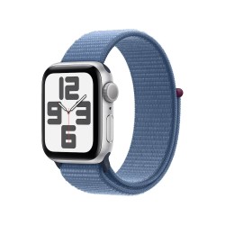 Compre Watch SE 40mm Prata Pulseira Azul Loop de Apple Barato|i❤ShopDutyFree.pt