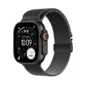 🤑 Saldos Watch Ultra 3 Cell 49mm Titânio Preto Bracelete Milanesa Preta L