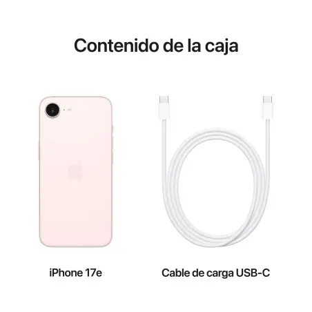 🤑 Saldos iPhone 17e 512GB Rosa pálido