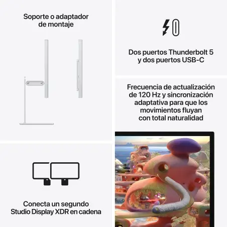 🤑 Saldos Studio Display XDR com vidro nanotexturizado e suporte ajustável em inclinação e altura