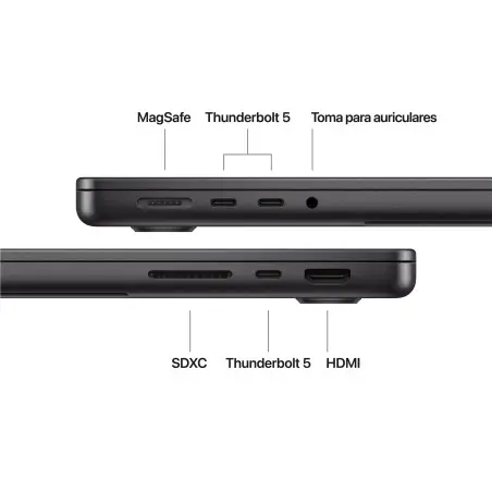 🤑 Saldos MacBook Pro 14 M5 Pro 24GB 2TB Cinzento Sideral