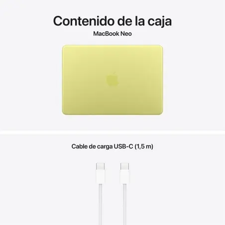 🤑 Saldos MacBook Neo A18 Pro 8GB 512GB Touch ID Cítrico