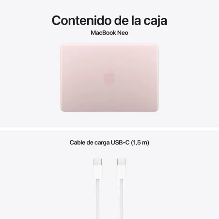 🤑 Saldos MacBook Neo A18 Pro 8GB 256GB Rosa nuvem
