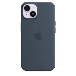 🛒 Compre Capa MagSafe Silicone iPhone 14 Azul  2
