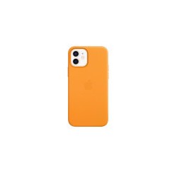 Capa  couro iPhone 12 | 12 Pro MagSafe Laranja