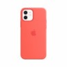 Capa  silicone MagSafe para iPhone 12 | 12 Pro Rosa