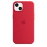 Capa  silicone MagSafe para iPhone 13 Vermelho