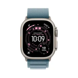 🛒 Compre Watch Ultra 3 Cell 49mm Titânio Natural Bracelete Loop Alpina Azul-claro S  1