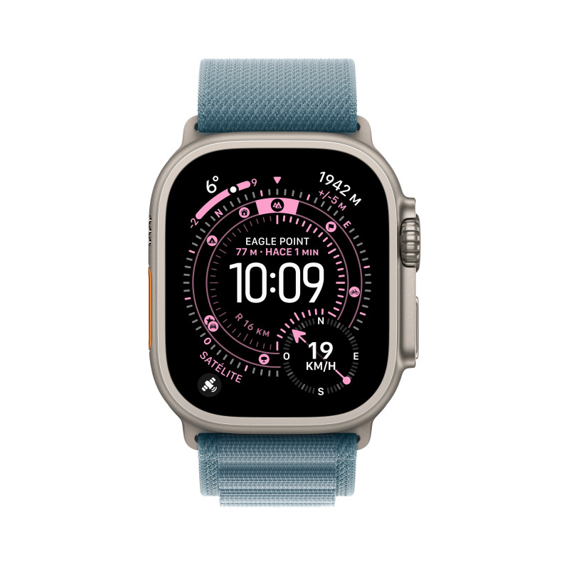Watch Ultra 3 Cell 49mm Titânio Natural Bracelete Loop Alpina Azul-claro S