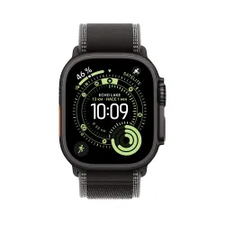 🛒 Compre Watch Ultra 3 Cell 49mm Watch Ultra 3 Cell 49mm Titânio Preto Sideral Bracelete Preto-carvão S/M  1