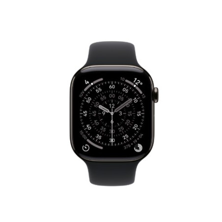 🛒 Compre Watch 11 Cell 46mm Pulseira desportiva preta ardósia S/M 
