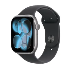 🛒 Compre Watch 11 Cell 46mm Pulseira desportiva cinza espacial preta S/M  2