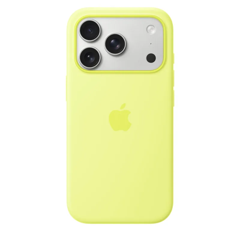 Capa iPhone 17 Pro Max MagSafe Amarelo-néon