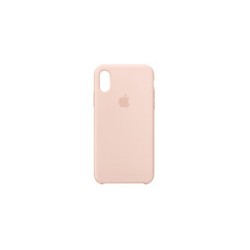 Capa de silicone iPhone XS Rosa S