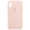 Capa de silicone iPhone XS Rosa S