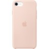 Capa de silicone iPhone SE rosa