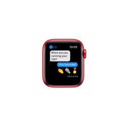 Watch 6 GPS Celular 40mm Alumínio Vermelho
