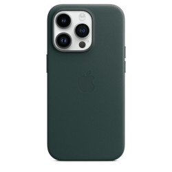 Capa MagSafe Couro iPhone 14 Pro Verde