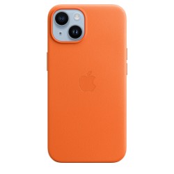 Compre Capa MagSafe Couro iPhone 14 Laranja de Apple Barato|i❤ShopDutyFree.pt