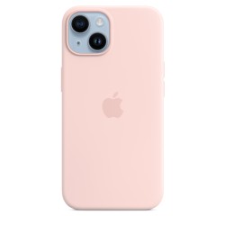 Capa MagSafe Silicone iPhone 14 Rosa
