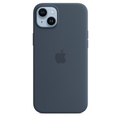 Capa MagSafe Silicone iPhone 14 Plus Azul