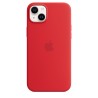 Capa MagSafe Silicone iPhone 14 Plus Vermelho