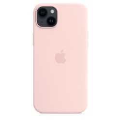 Capa MagSafe Silicone iPhone 14 Plus Rosa