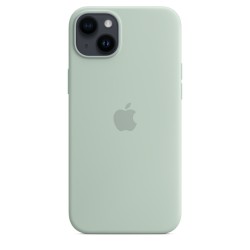 Capa MagSafe Silicone iPhone 14 Plus Verde