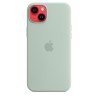 Capa MagSafe Silicone iPhone 14 Plus Verde