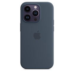 Capa MagSafe Silicone iPhone 14 Pro Azul