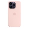 Capa MagSafe Silicone iPhone 14 Pro Rosa