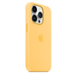 Capa MagSafe Silicone iPhone 14 Pro Amarelo
