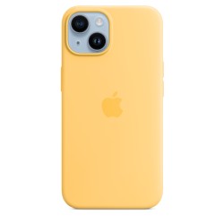 Capa MagSafe Silicone iPhone 14 Amarelo