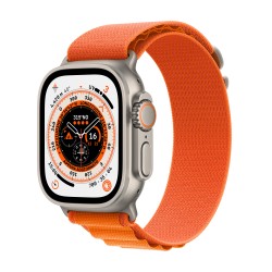 Watch Ultra GPS Celular 49mm Titânio Laranja S