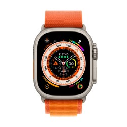 Watch Ultra GPS Celular 49mm Titânio Laranja M