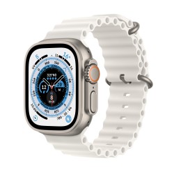 Watch Ultra GPS Celular 49mm Titânio Branco