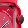 Watch 8 GPS Celular 45mm Alumínio Vermelho
