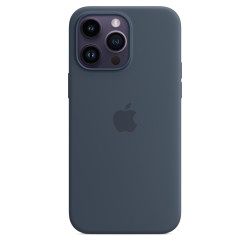 Capa MagSafe Silicone iPhone 14 Pro Max Azul